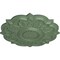 Ekena Millwork Deria Ceiling Medallion (Fits Canopies up to 6"), Hand-Painted Athenian Green, 20 1/4"OD x 1 1/2"P CM20DRAGF - alternate 2
